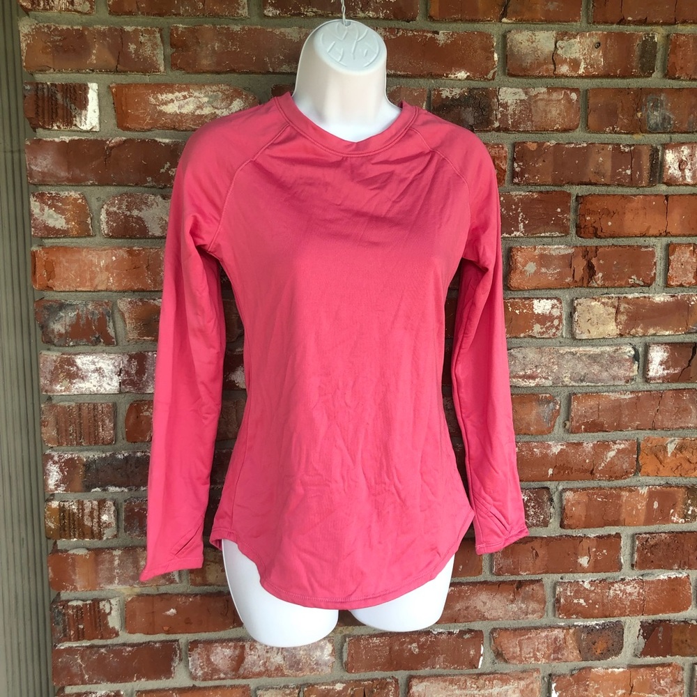 Cuddl Duds Climate Right pink top size Small